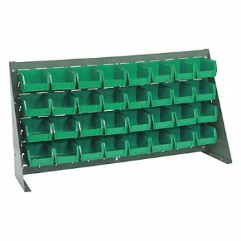QUANTUM STORAGE SYSTEMS Louvrd Bnch Rk 1/4x20x36in LdCap 150lb, 9GG80