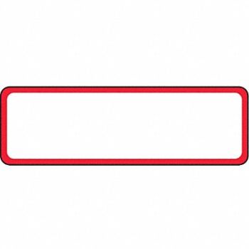HARRIS INDUSTRIES Label 7/8in x 2.875in Paper PK500, 9GNU4