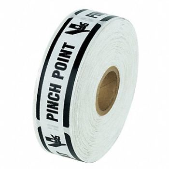 HARRIS INDUSTRIES Label 7/8in x 2.875in Paper PK500, 9GNY4