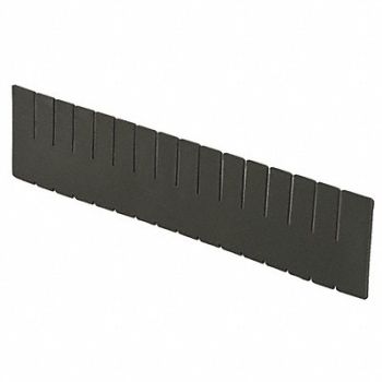 LEWISBINS Divider Black Polyethylene 4 7/16 in, 9GP71