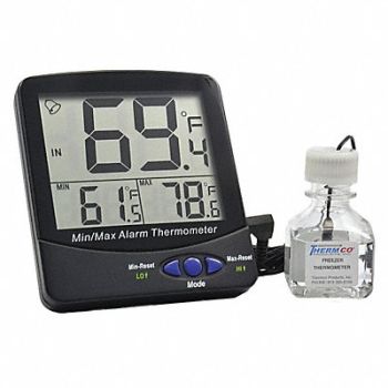 THERMCO Food Srv Thermomter ¡50 to 70 Deg C, 9H043