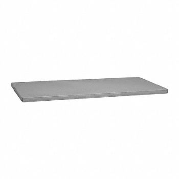 TENNSCO Shelf 48 In x 24 In x 1-5/16 In Gray, 9HV63