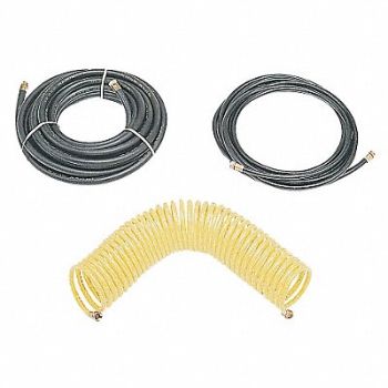 MSA Airline Hose 25 ft L Neoprene, 9HX94