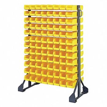 QUANTUM STORAGE SYSTEMS E1535 BinRailFlrRck 20inx54inx36in LdCp 133lb, 9J687