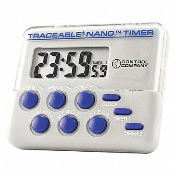 TRACEABLE Nano Timer LCD, 9JAZ8