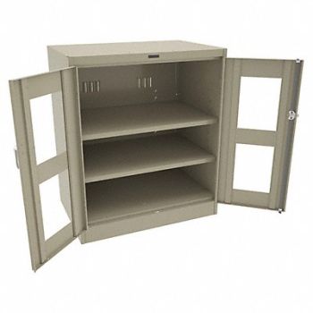 TENNSCO Storage Cabinet 42 x36 x24 Sand 2Shlv, 9JFT8