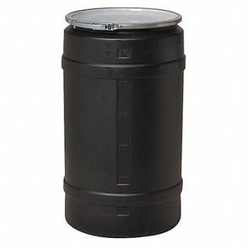 GRAINGER APPROVED Transport Drum Black 110mil, 8AA29