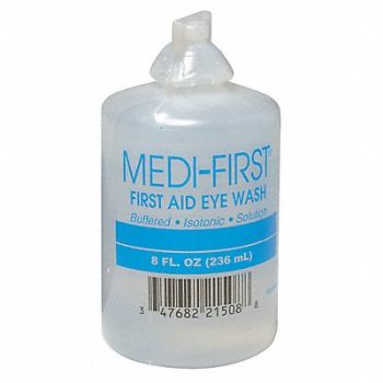 MEDIQUE Eye Wash Bottle 8 oz., 9JY28