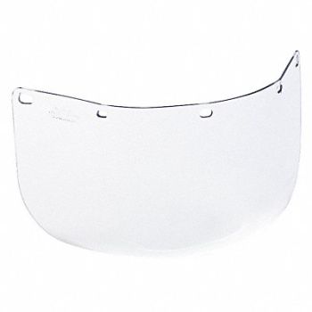 BULLARD Faceshield Visor Polycarbonate Clear, 9JZ31