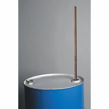 GRAINGER APPROVED Drum Gauge Stick 55gal D 32in, 9KCA8