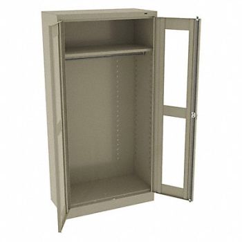TENNSCO Wardrobe Cabinet 72 H 36 W Sand, 9KFK4