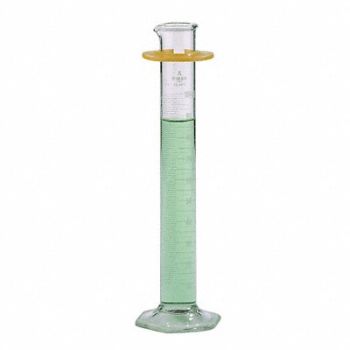 KIMBLE Graduated Cylinder 100mL Glass Clear, 9KWC6
