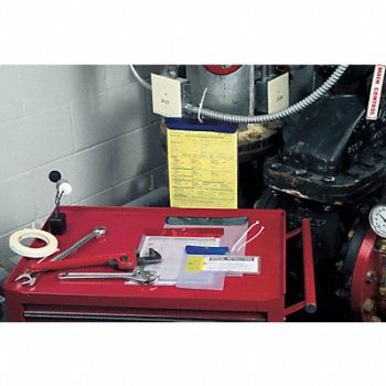 BAW PLASTICS Env 12 x 9 In Yel Vinyl PK10, 9WXD4