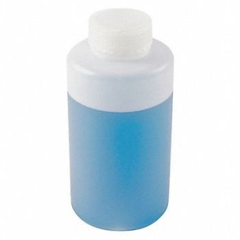 LAB SAFETY SUPPLY Bottle 2000mL Plastic Wide PK6, 9LA64