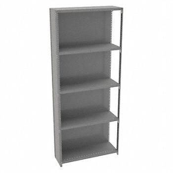 TENNSCO Metal Shlvng Cap 1000 lb 12inx84inx36in, 9LA94