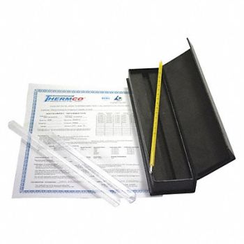 THERMCO Liquid In Glass Thermometer -1 to 201C, 9LAG0