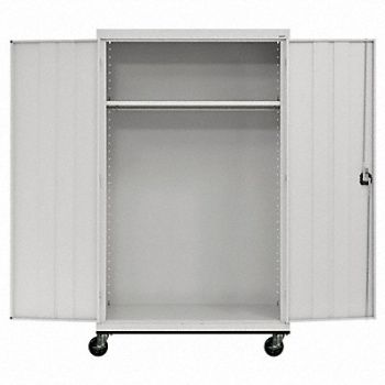 SANDUSKY Storage Cabinet 72 x46 x24 DvGry 1Shlv, 9LAX2