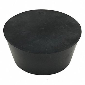 GRAINGER APPROVED Stopper 25mm Black PK6, 9LE37