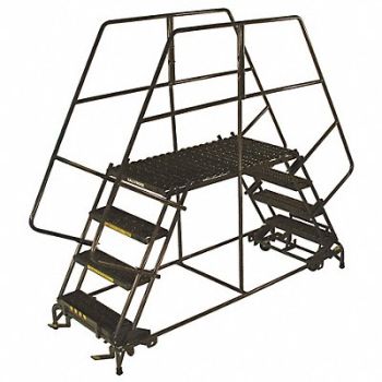 BALLYMORE Rolling Work Platform Steel Dual 30 In.H, 9LE90