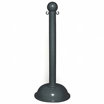 MR. CHAIN E1219 Heavy Duty Stanchion 41 in H Black PK4, 9LEH8