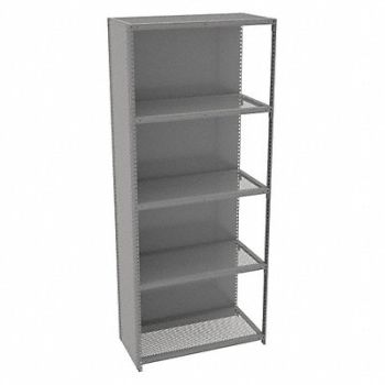 TENNSCO Metal Shlvng Cap 750 lb 18inx84inx36in, 9LK60