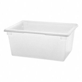 RUBBERMAID COMMERCIAL PRODUCTS Tote Box 26-1/2inL x 22inW x 6inH White, 9LV82