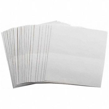 BRADY Label Overlay 4-1/2 In x4-1/2 In PK100, 9MA88