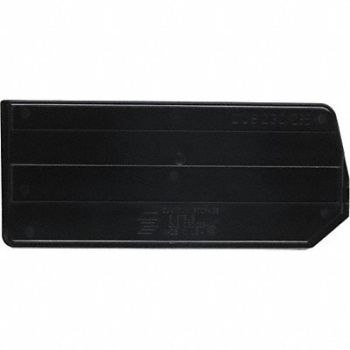 QUANTUM STORAGE SYSTEMS Divider 4 3/8 in Black 6 PK6, 9ME47