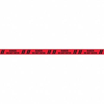 GRAINGER APPROVED Floor Tape Black/Red 3 inx60 ft Roll, 9MG52