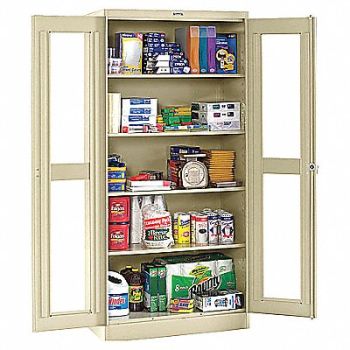 TENNSCO Storage Cabinet 72 x36 x24 Sand 4Shlv, 8PGP3