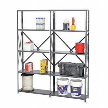 TENNSCO Metal Shlvng Cap 700 lb 24inx84inx36in, 9MH96