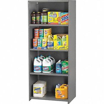 TENNSCO Metal Shlvng Cap 450 lb 24inx84inx48in, 9MH98