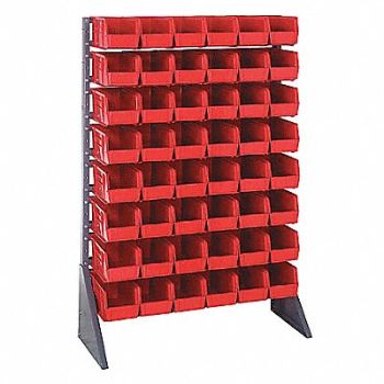 QUANTUM STORAGE SYSTEMS E1532 BinRailFlrRck 15inx54inx36in LdCp 37 lb, 9MHE1
