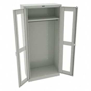 TENNSCO Storage Cabinet 78 x36 x18 LtGry 1Shlv, 9MHM9