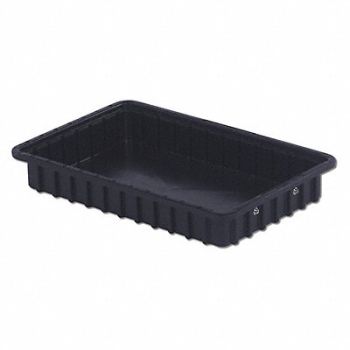 LEWISBINS Divider Box Black TPE 18, 9MJC5