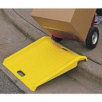 GRAINGER APPROVED Curb Ramp Polyethylene 1000 LB., 9MJF1
