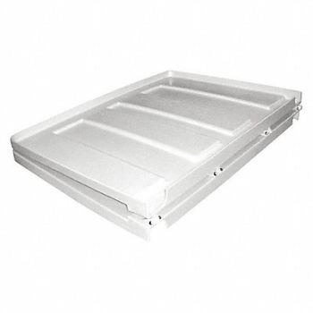 GRAINGER APPROVED Truck Lid White Fits 45-9/10 cu ft., 9MJT7