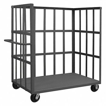 GRAINGER APPROVED Slat Truck 2000 lb 1 Shelf 72 in L, 9MM08