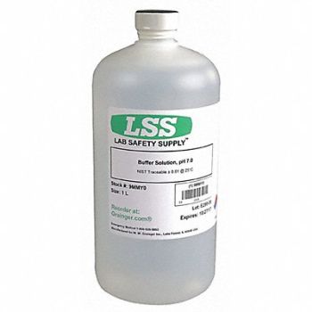 LAB SAFETY SUPPLY Buffer Solution pH 7.00 1L Plastic, 793EP2
