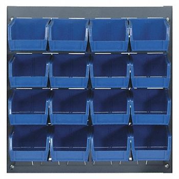 QUANTUM STORAGE SYSTEMS Louvrd Bnch Rk 1/4x20x18in LdCap 175lb, 9MUW3
