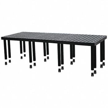 STRUCTURAL PLASTICS Plastic Shlving Open Add-On 24 H 1 Shelf, 9NKU6