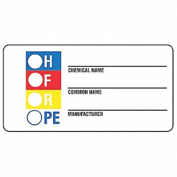 BADGER TAG LABEL CORP HMIG Self-Laminating Label PK500, 9NMH1