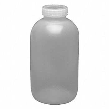 SP SCIENCEWARE Wide-Mouth Mason Jar 1 gal Plastic PK2, 9NNN3