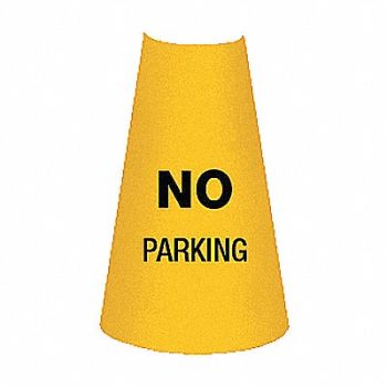 ROCKFORD SILK SCREEN PROCESS Traffic Cone Collar Yw/Blk No Prking PK6, 9NNY6