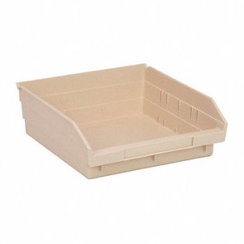 QUANTUM STORAGE SYSTEMS F0616 Shelf Bin Ivory Polypropylene 4 in, 9NPN2