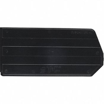 QUANTUM STORAGE SYSTEMS Divider 6 9/16 in Black 6 PK6, 9NPP0