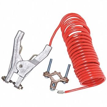 GRAINGER APPROVED Coil Ground Wire Hand Clp Pipe Clp 10ft, 9NTU1
