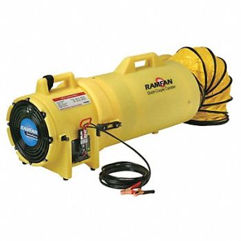 RAMFAN Conf.Sp.Fan Axial 25ft. 8In. Duct 1/4HP, 9NTW9
