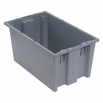 QUANTUM STORAGE SYSTEMS E1879 Stk and Nest Ctr Gray Solid PP, 9NU18