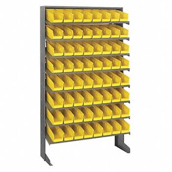 QUANTUM STORAGE SYSTEMS E1545 Pick Rack 12inx60inx36in Yellow, 9NUH4